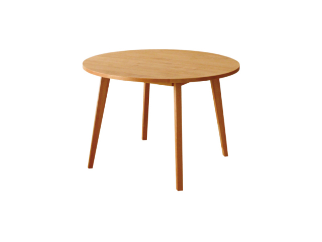 (送料無料)プレーンラウンド ダイニングテーブル ALDER