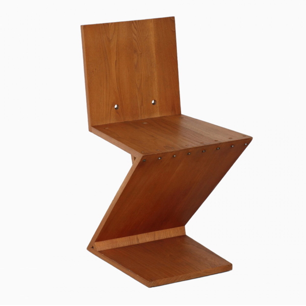 ヘーリット・トーマス・リートフェルト ジグザグチェア(デザイナーズ家具)