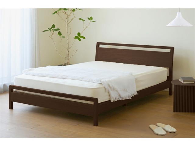 MARK BED マーク ダブル ウォルナット