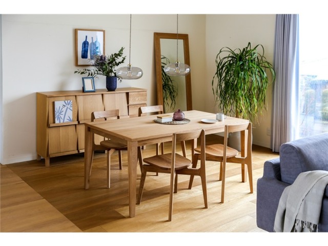 ダイニングセット 4人用 【C7】 COMMON DINING TABLE + RIALTO CHAIR（木座タイプ）×4
