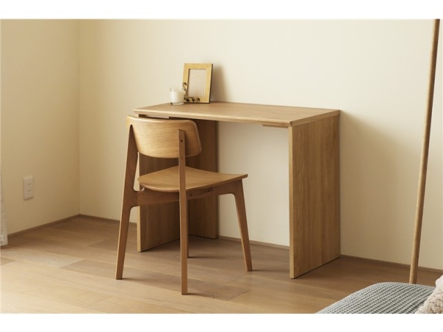 ASTER アスター DESK SET1 オーク (90天板 + サイドパネル（左・右） ) ※チェア別売