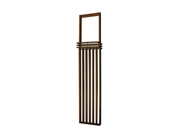 WOOD PARTITION ウッドパーテーション ラック付きタイプ W60×H220～300cm ウォルナット