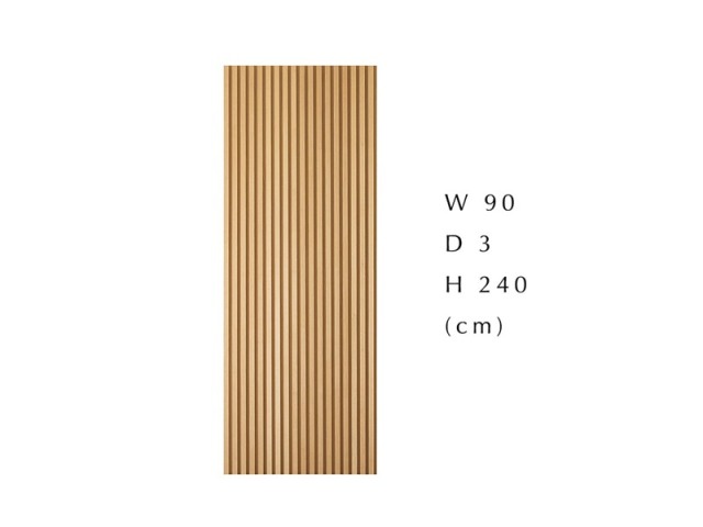 WOOD RIB PANEL ウッドリブパネル デラックスタイプ パネル W90×H240 オーク