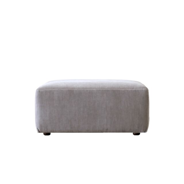 SUMOWA SOFA スモワ オットマン W80×D60 ライトグレー