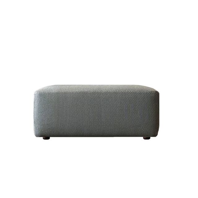 SUMOWA SOFA スモワ オットマン 90×90 グレー