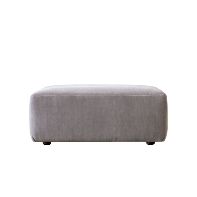 SUMOWA SOFA スモワ オットマン 90×90 ライトグレー