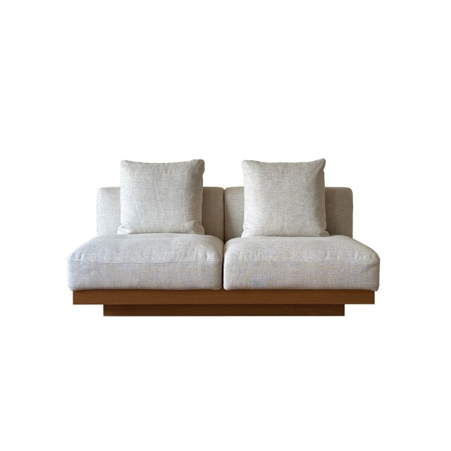 LANA SOFA ラナ 2.5人掛け アイボリー オーク/ウォルナット