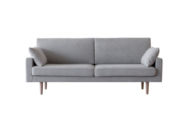 LEO SOFA レオ 3人掛け グレー オーク脚/ウォルナット脚