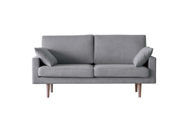 LEO SOFA レオ 2.5人掛け グレー オーク脚/ウォルナット脚