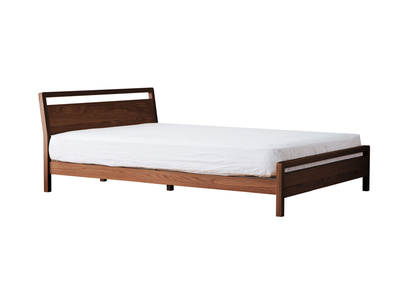 (送料無料)マーク ベッド WALNUT
