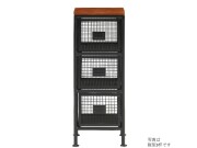 (送料無料)　無骨でかっこいいスチールチェスト