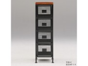(送料無料)　無骨でかっこいいスチールチェスト