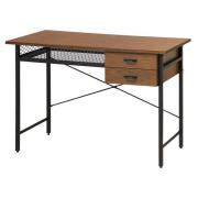 送料無料】 木とスチールが融合したインダストリアルデザイン デスク 幅100