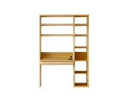 (送料無料)ガレ 133学習デスクセット　WHITE OAK