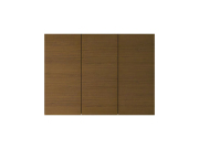 (送料無料)ハーベスト オーダー上置3枚扉 WALNUT