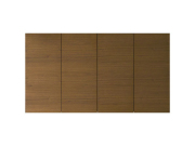 (送料無料)ハーベスト オーダー上置4枚扉 WALNUT