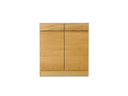 (送料無料)レッチェ 80薄型キャビネット WHITEOAK