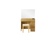 (送料無料)レッチェ80ドレッサー (スツール付) WHITEOAK