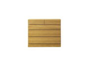 (送料無料)レッチェ 80サイドチェスト WHITEOAK