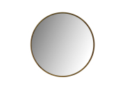 (送料無料)プレーンラウンドミラー WALNUT