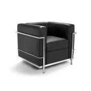 ル・コルビジェ 本革ソファ LC3 1人掛け(デザイナーズ家具)