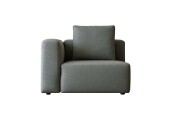 SUMOWA SOFA スモワ 1人掛け（左肘）グレー