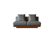 LANA SOFA ラナ 2.5人掛け グレー  オーク/ウォルナット