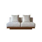 LANA SOFA ラナ 2.5人掛け アイボリー オーク/ウォルナット