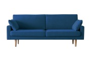 LEO SOFA レオ 3人掛け ネイビー オーク脚/ウォルナット脚