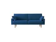 LEO SOFA レオ 3人掛け ネイビー オーク脚/ウォルナット脚