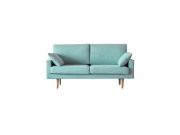 LEO SOFA レオ 2.5人掛け ライトブルー オーク脚/ウォルナット脚