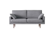 LEO SOFA レオ 2.5人掛け グレー オーク脚/ウォルナット脚