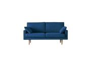 LEO SOFA レオ 2.5人掛け ネイビー オーク脚/ウォルナット脚