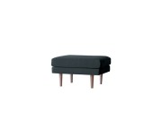 LEO SOFA レオ オットマン ダークグレー オーク脚/ウォルナット脚