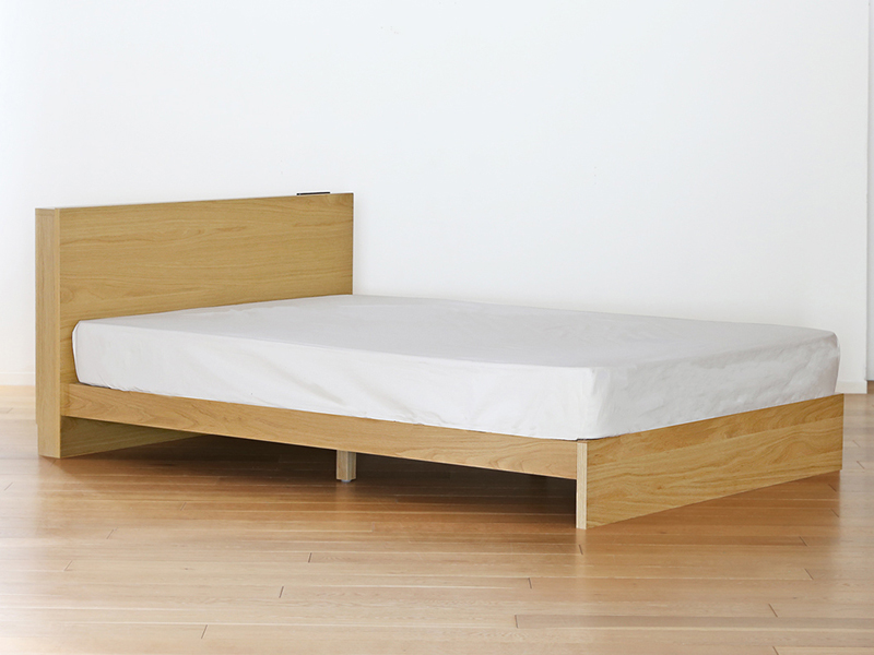 (送料無料)ミュール ベッド WHITE OAK