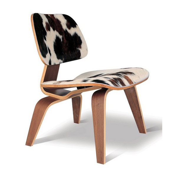 イームズ プライウッドラウンジチェア ポニースキン(デザイナーズ家具)
