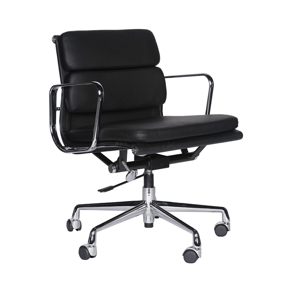 （受注生産）イームズ ローバックアルミナムチェア(デザイナーズ家具)