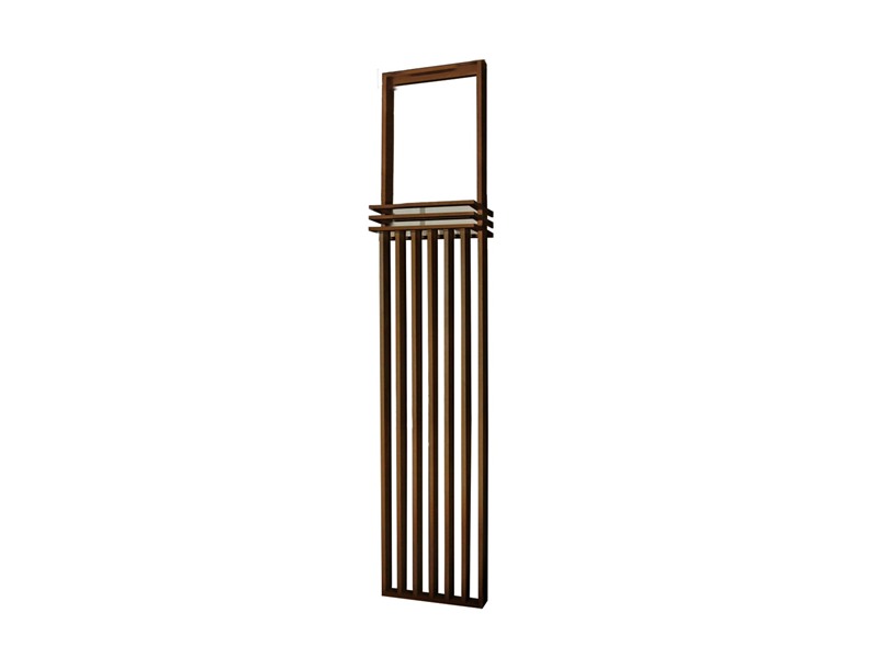WOOD PARTITION ウッドパーテーション ラック付きタイプ W60×H220～300cm ウォルナット