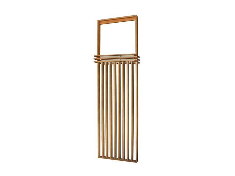 WOOD PARTITION ウッドパーテーション ラック付きタイプ W90×H220～300cm オーク