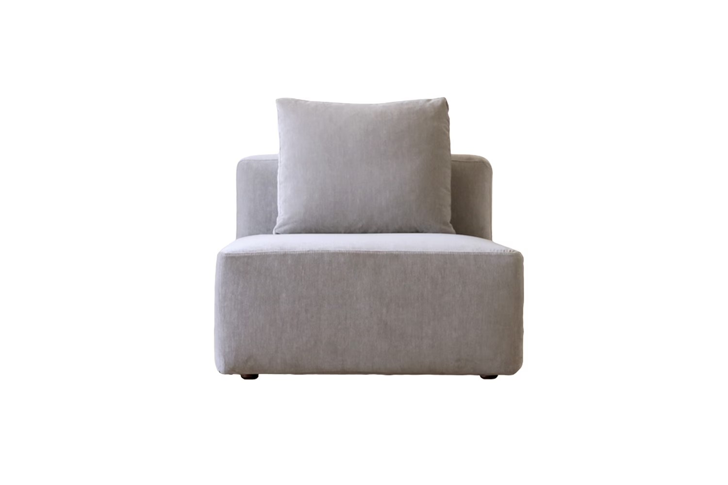 SUMOWA SOFA スモワ 1人掛け（肘なし）ライトグレー