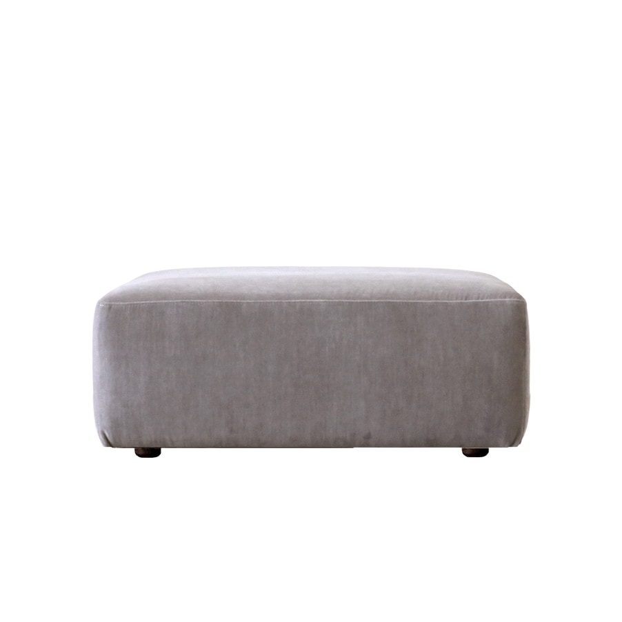 SUMOWA SOFA スモワ オットマン 90×90 ライトグレー
