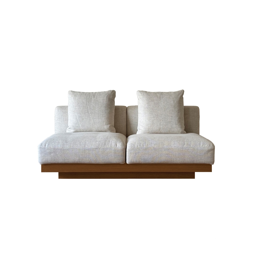 LANA SOFA ラナ 2.5人掛け アイボリー オーク/ウォルナット