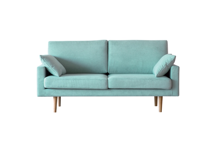 LEO SOFA レオ 2.5人掛け ライトブルー オーク脚/ウォルナット脚