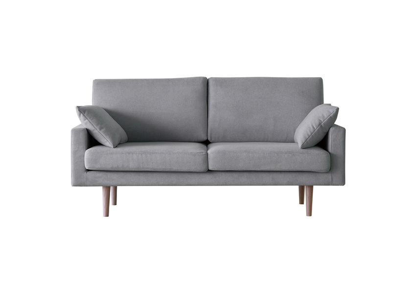 LEO SOFA レオ 2.5人掛け グレー オーク脚/ウォルナット脚