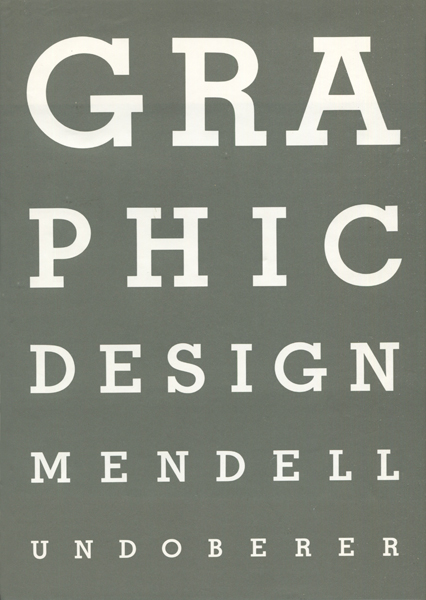 Graphic Design Mendell & Oberer