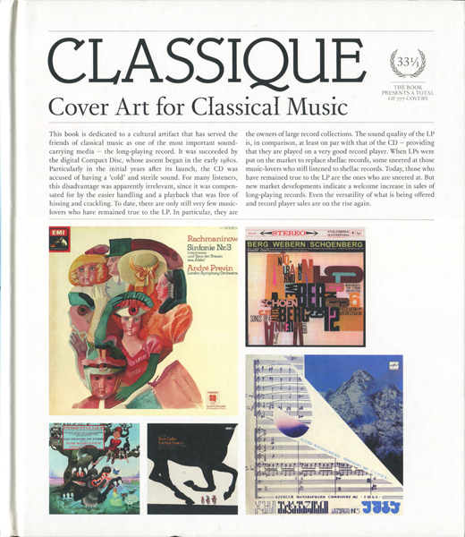 CLASSIQUE Cover Art for Classical Music