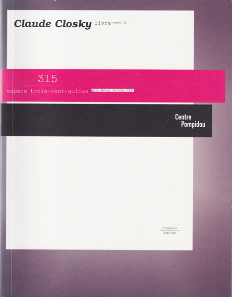 Claude Closky - livre numero 11