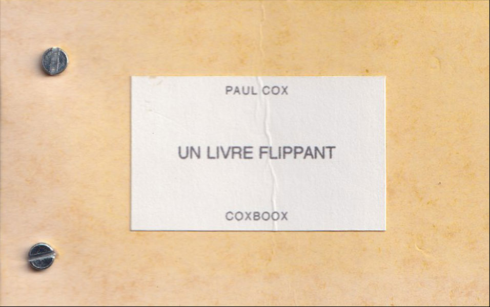 Paul Cox: Un livre flippant