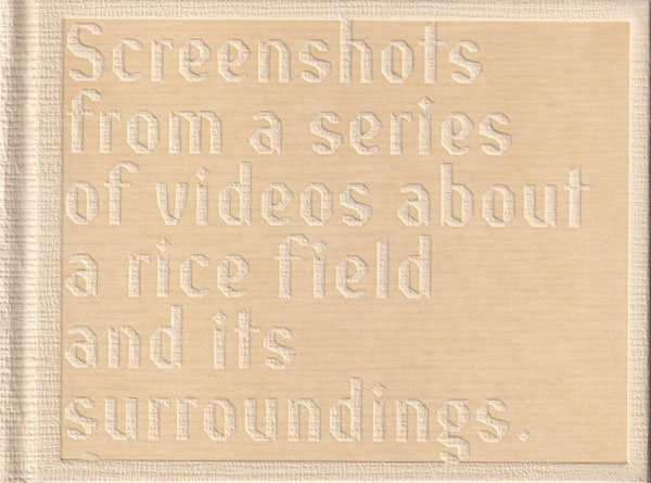 Screenshots From a Series of Videos about a Rice Firld and...