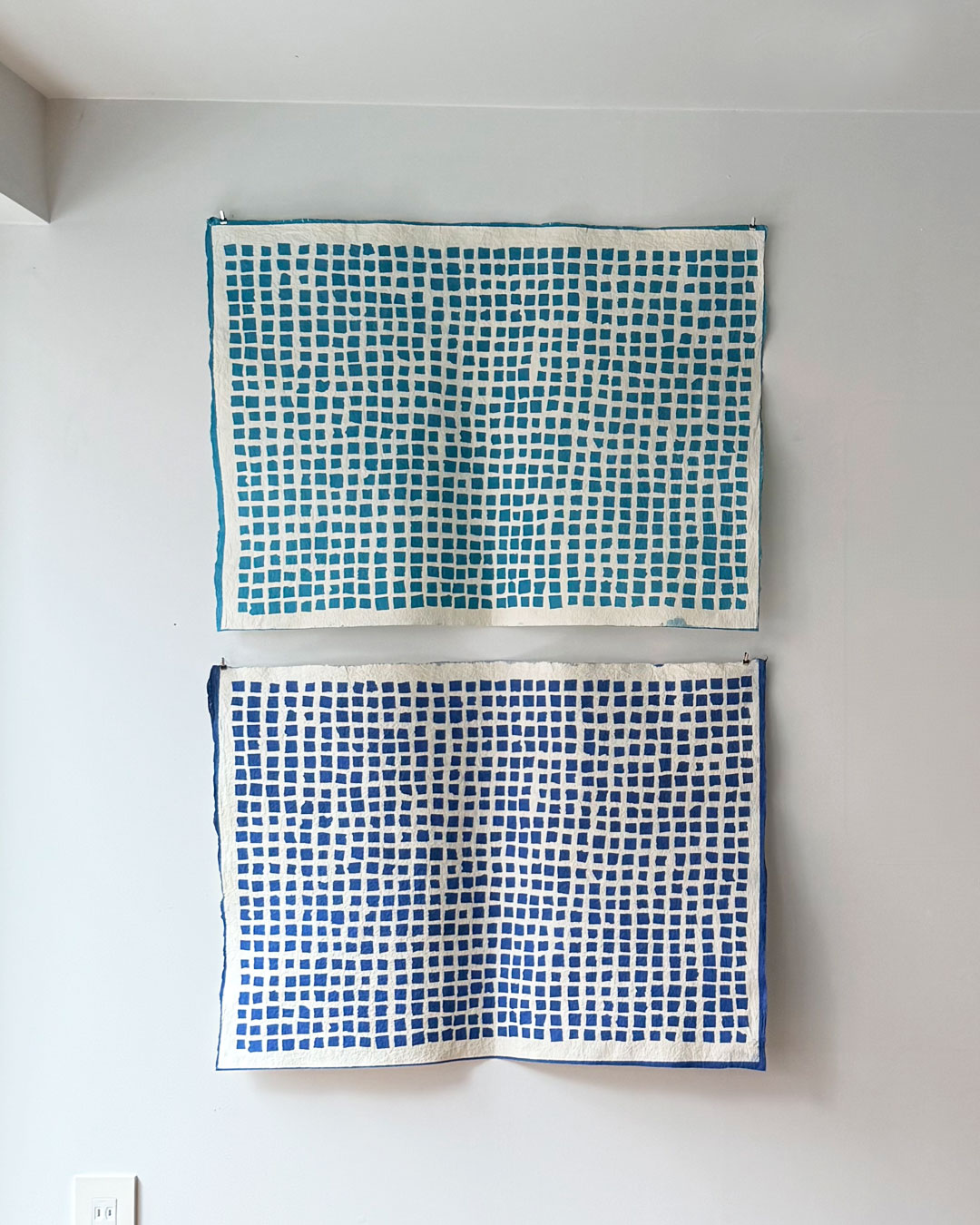 奥村麻利子　型染めもみ紙 / Mariko Okumura: Handmade Washi